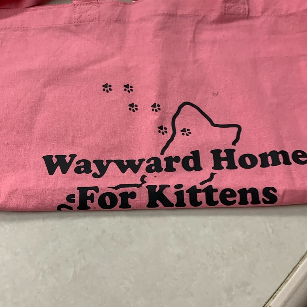 Julie’s Home for Wayward Kittens-Guam fundraiser tote bag